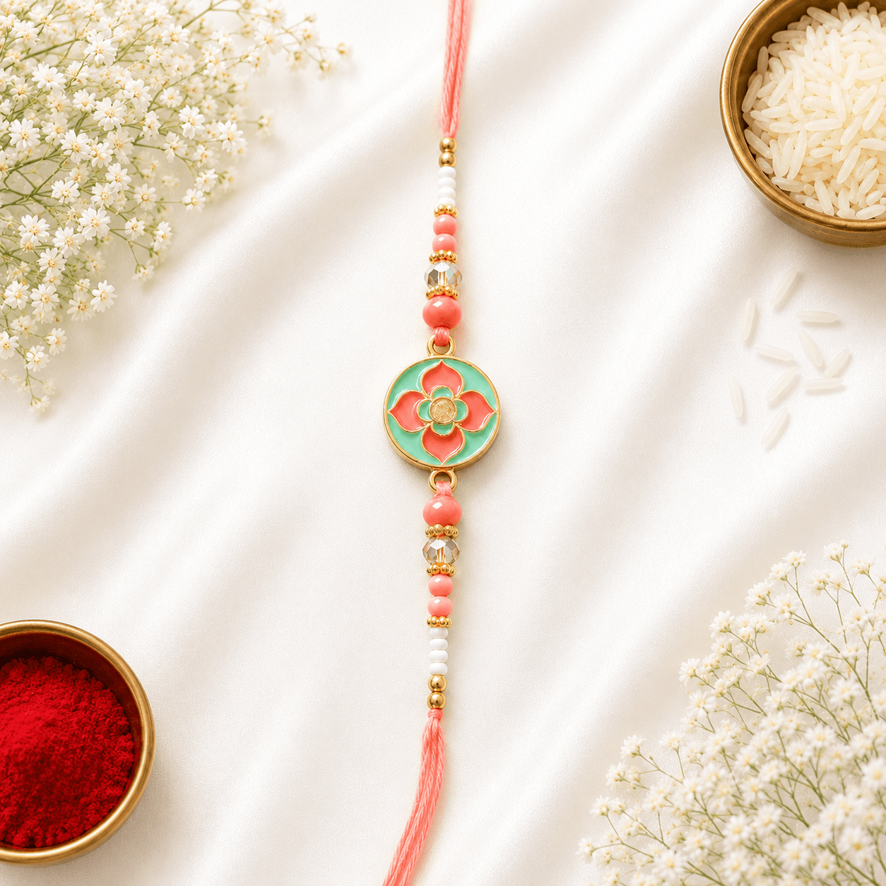 Blush Garden Designer Rakhi