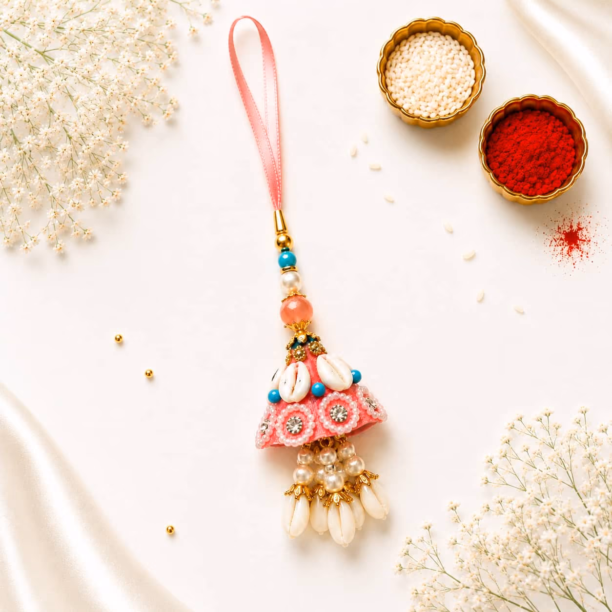 Blush Pearl Cowrie Lumba